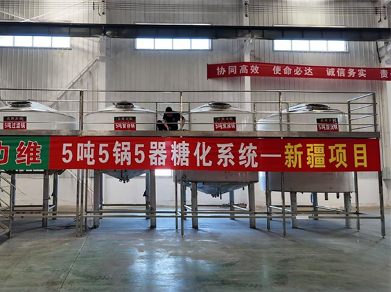 右江精酿啤酒设备厂—5吨精酿啤酒设备—新疆项目